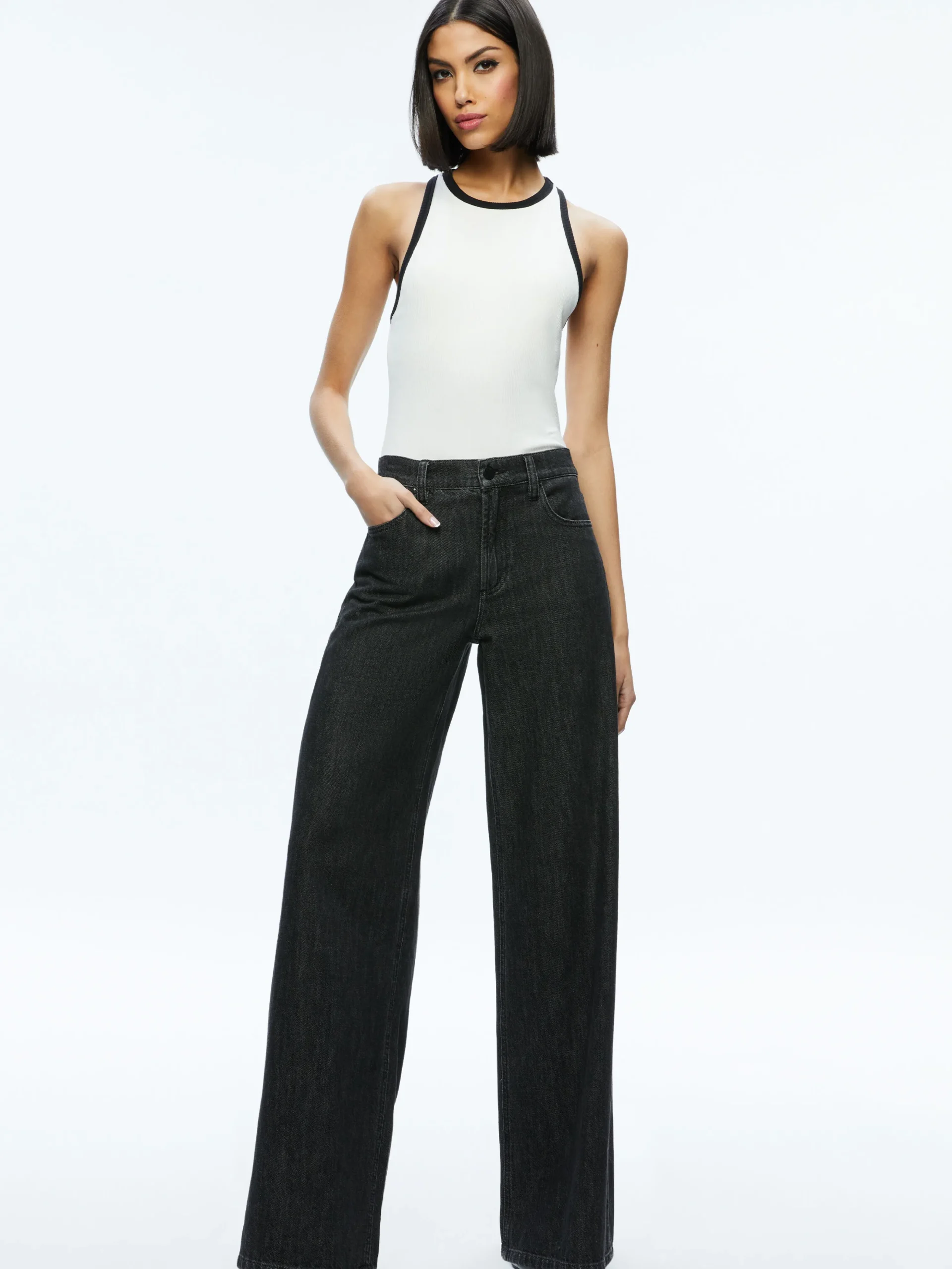 Alice and Olivia MIRTHA RACERBACK TANK *FEATURED SHOPS | CLOTHING