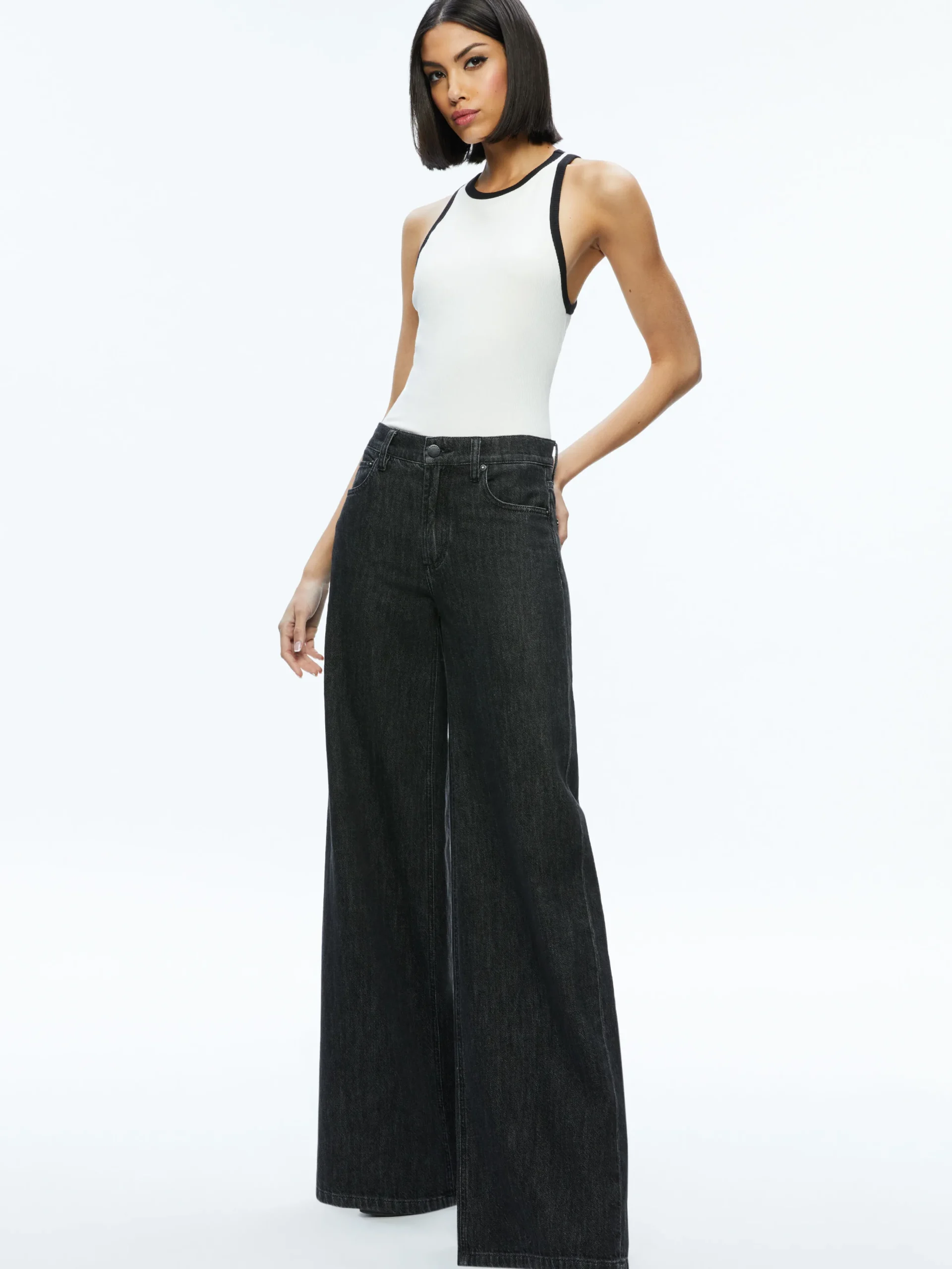 Alice and Olivia MIRTHA RACERBACK TANK *FEATURED SHOPS | CLOTHING