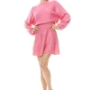 Alice and Olivia MURRAY FIT AND FLARE MINI DRESS CALYPSO PINK*DRESSES | CLOTHING