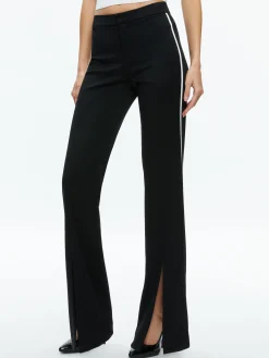 Alice and Olivia MYA CONTRAST PIPING FITTED BLAZER + PRINCESS CONTRAST PIPING PANT *CLOTHING