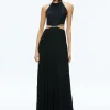 Alice and Olivia MYRTICE EMBELLISHED CUT OUT MAXI DRESS *DRESSES | DRESSES | CLOTHING