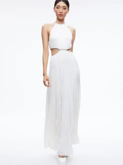 Alice and Olivia MYRTICE EMBELLISHED CUT OUT MAXI DRESS *DRESSES | DRESSES | CLOTHING