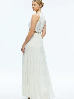 Alice and Olivia MYRTICE EMBELLISHED CUT OUT MAXI DRESS *DRESSES | DRESSES | CLOTHING