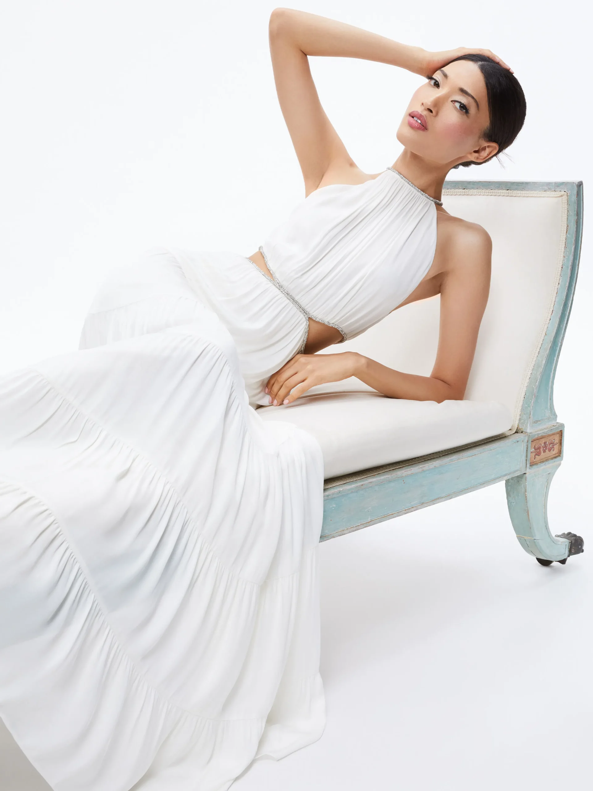 Alice and Olivia MYRTICE EMBELLISHED CUT OUT MAXI DRESS *DRESSES | DRESSES | CLOTHING