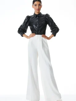 Alice and Olivia NADINE VEGAN LEATHER BUTTON DOWN *FEATURED SHOPS | FEATURED SHOPS | FEATURED SHOPS | CLOTHING