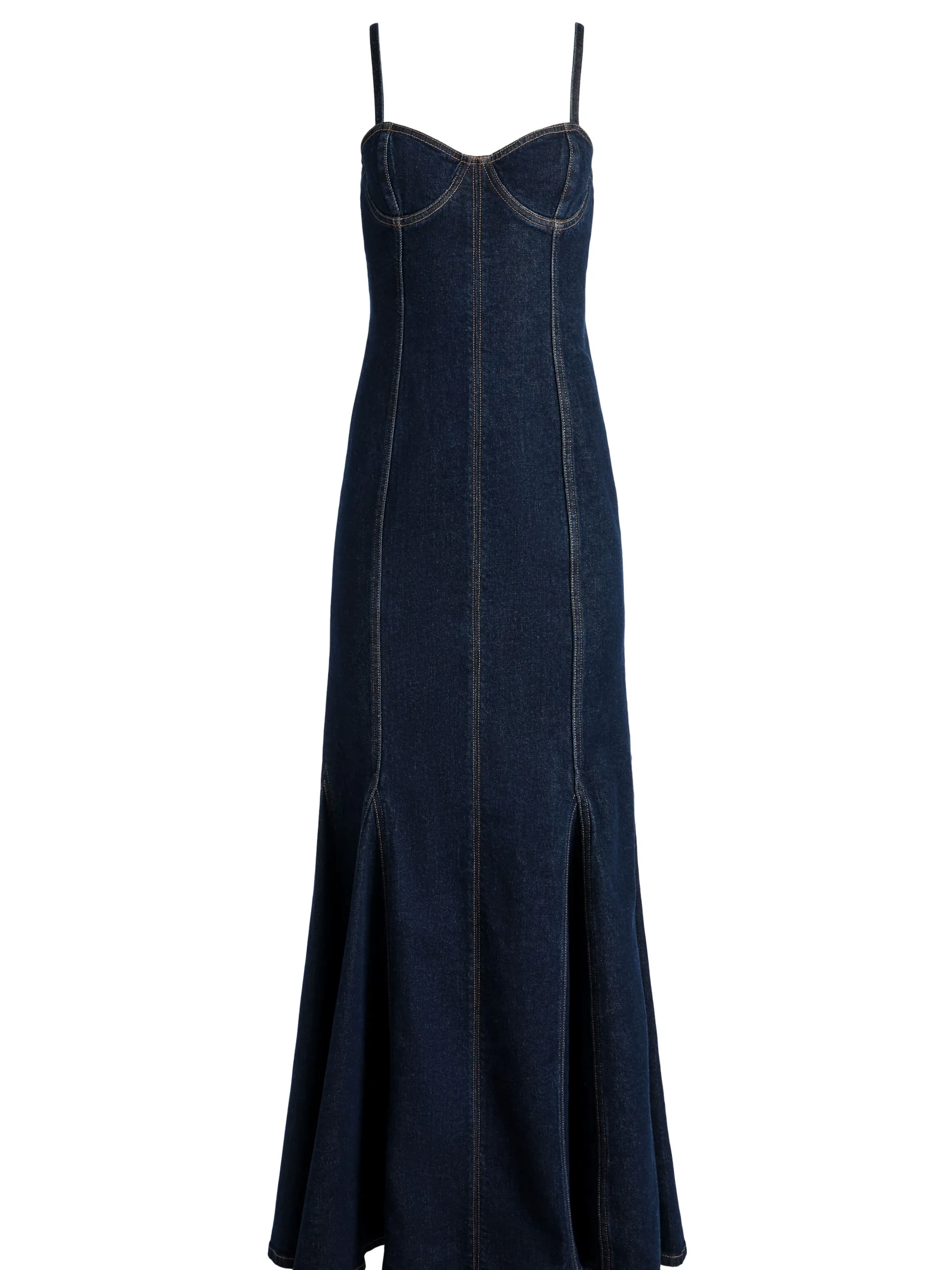 Alice and Olivia NATACHA GODET MAXI DENIM DRESS DARK RINSE*FEATURED SHOPS | DRESSES | DRESSES | CLOTHING