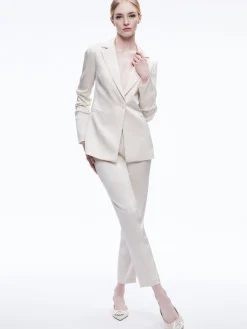 Alice and Olivia PAILEY FTTED NOTCH COLLAR BLAZER + JESSIE SLIM PANT *CLOTHING