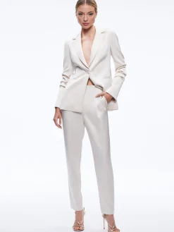 Alice and Olivia PAILEY FTTED NOTCH COLLAR BLAZER + JESSIE SLIM PANT *CLOTHING