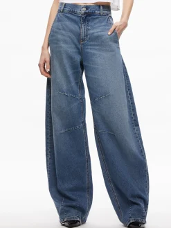 Alice and Olivia PARKER LOW RISE BALLOON LEG JEAN AVERY BLUE*FEATURED SHOPS | CLOTHING | CLOTHING