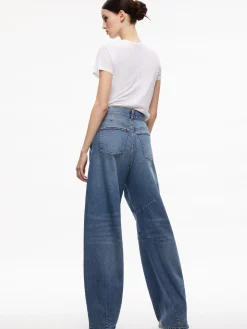 Alice and Olivia PARKER LOW RISE BALLOON LEG JEAN AVERY BLUE*FEATURED SHOPS | CLOTHING | CLOTHING