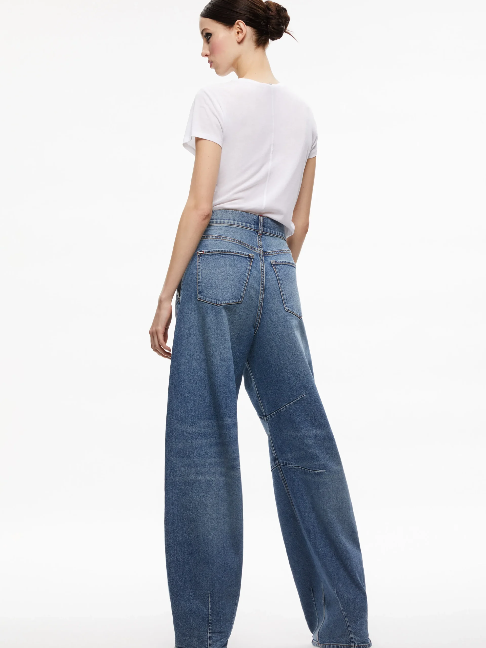 Alice and Olivia PARKER LOW RISE BALLOON LEG JEAN AVERY BLUE*FEATURED SHOPS | CLOTHING | CLOTHING