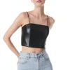Alice and Olivia PEARLE VEGAN LEATHER SPAGHETTI STRAP BUSTIER *FEATURED SHOPS | FEATURED SHOPS | CLOTHING