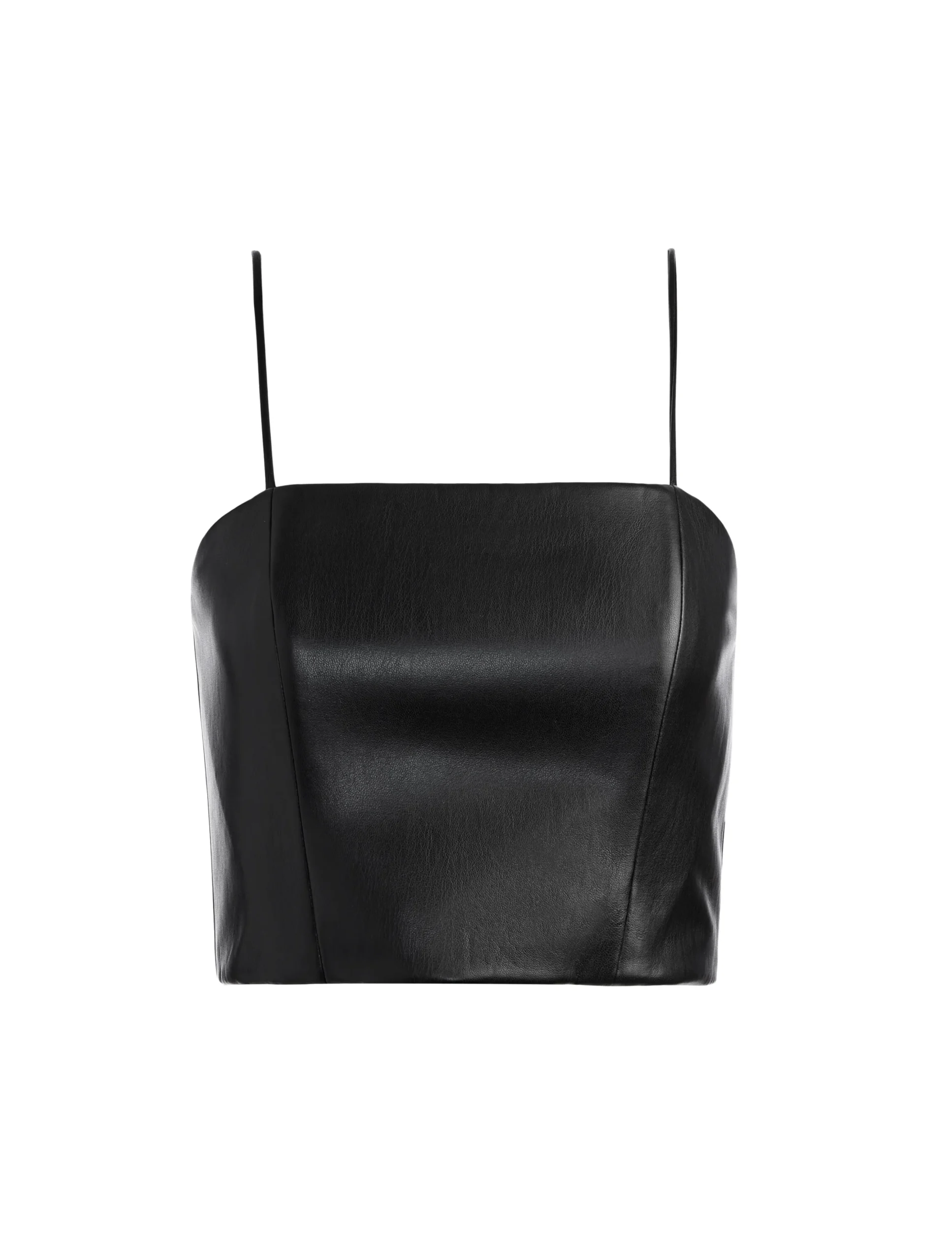 Alice and Olivia PEARLE VEGAN LEATHER SPAGHETTI STRAP BUSTIER *FEATURED SHOPS | FEATURED SHOPS | CLOTHING