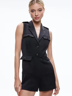 Alice and Olivia PHILLIS UTILITY SLEEVELESS ROMPER *FEATURED SHOPS | CLOTHING