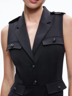 Alice and Olivia PHILLIS UTILITY SLEEVELESS ROMPER *FEATURED SHOPS | CLOTHING
