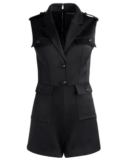 Alice and Olivia PHILLIS UTILITY SLEEVELESS ROMPER *FEATURED SHOPS | CLOTHING
