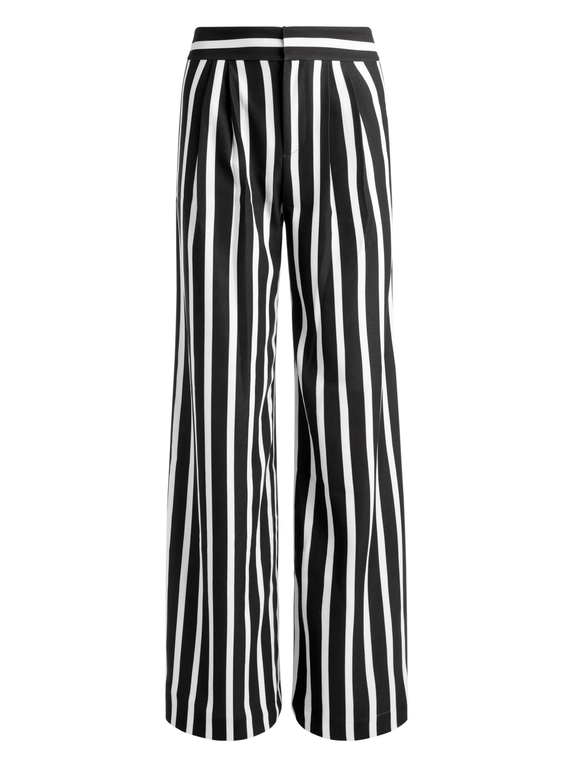 Alice and Olivia POMPEY HIGH WAISTED PLEATED PANTS DREAM STRIPE BLACK*FEATURED SHOPS | FEATURED SHOPS | CLOTHING