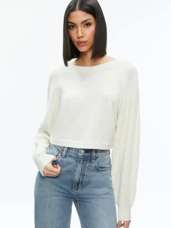 Alice and Olivia POSEY CREWNECK SWEATER *CLOTHING