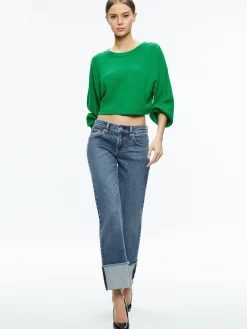 Alice and Olivia POSEY CREWNECK SWEATER *CLOTHING