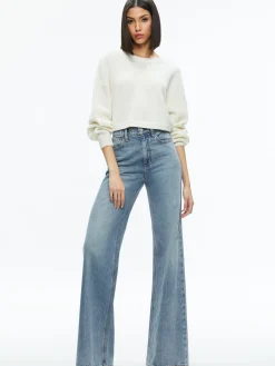 Alice and Olivia POSEY CREWNECK SWEATER *CLOTHING
