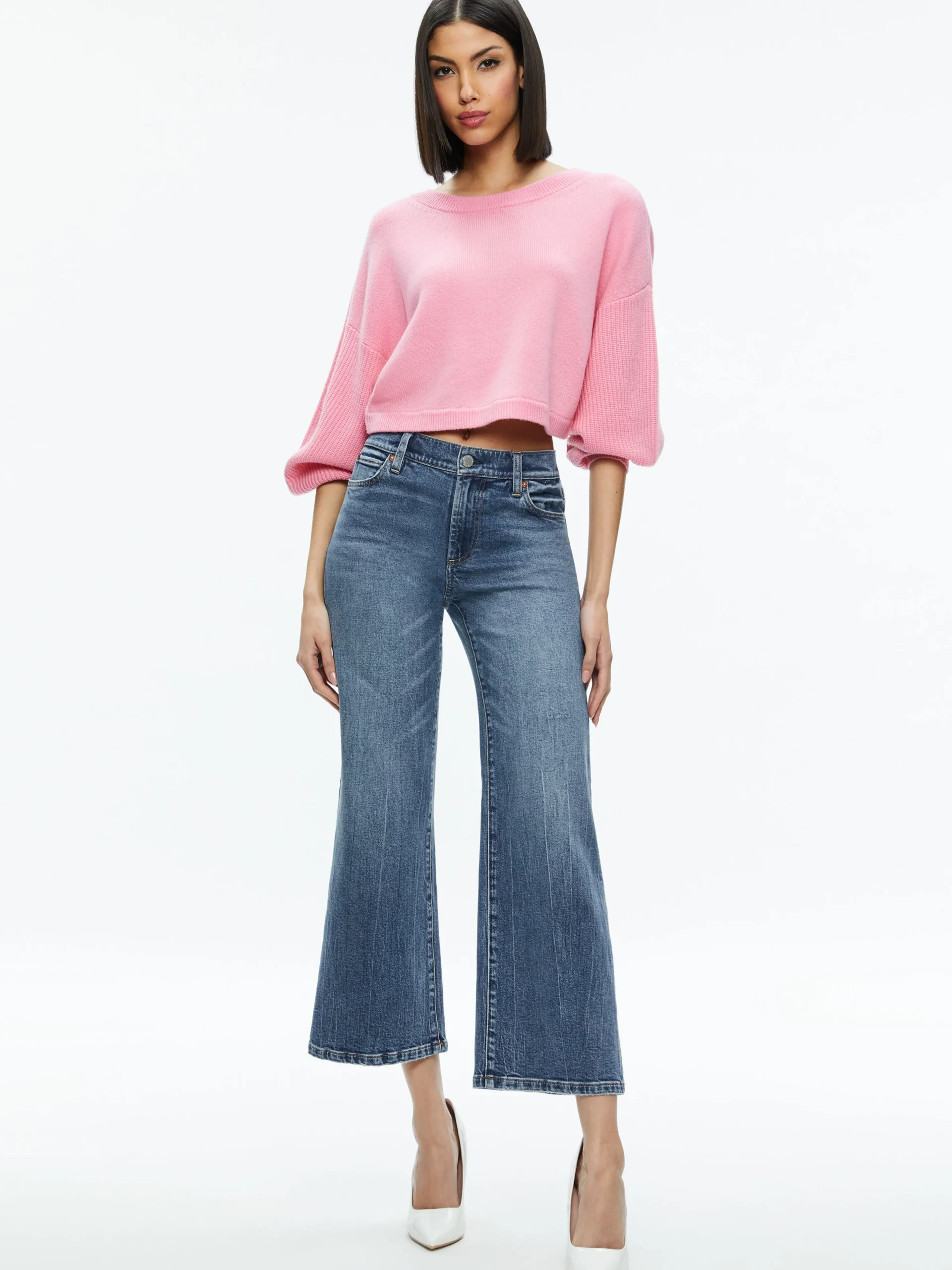 Alice and Olivia POSEY CREWNECK SWEATER *FEATURED SHOPS | CLOTHING