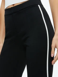 Alice and Olivia PRINCESS CONTRAST PIPING PANT BLACK/OFF WHITE*FEATURED SHOPS | FEATURED SHOPS | FEATURED SHOPS | CLOTHING | CLOTHING