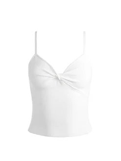 Alice and Olivia RHONA TWIST FRONT TANK *CLOTHING