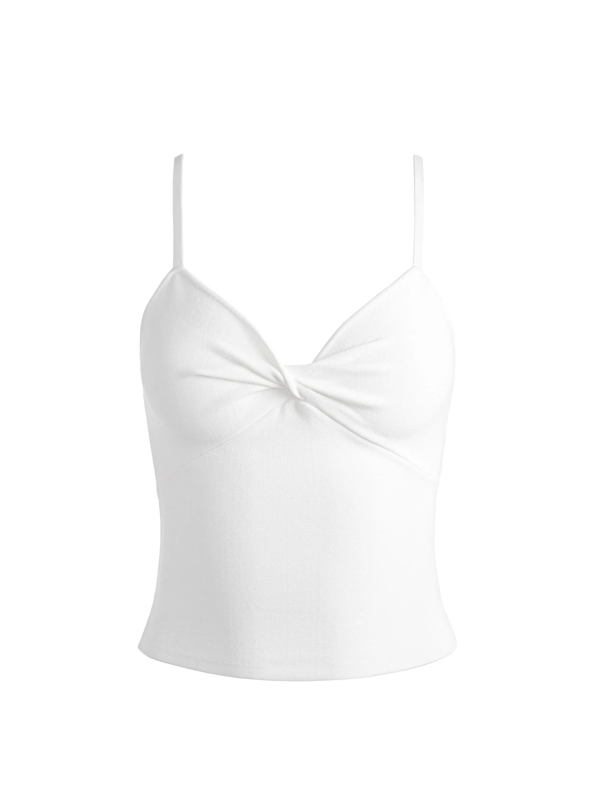 Alice and Olivia RHONA TWIST FRONT TANK *CLOTHING