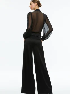 Alice and Olivia ROANNE SHEER BLOUSE *FEATURED SHOPS | CLOTHING