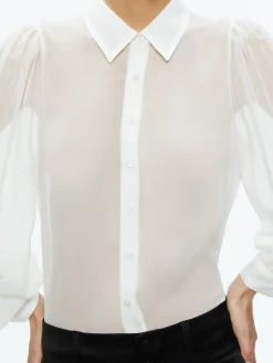 Alice and Olivia ROANNE SHEER BLOUSE *FEATURED SHOPS | FEATURED SHOPS | CLOTHING