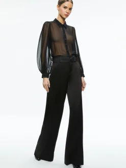 Alice and Olivia ROANNE SHEER BLOUSE *FEATURED SHOPS | CLOTHING