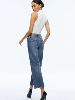 Alice and Olivia ROXIE KICK FLARE JEAN BROOKLYN BLUE*FEATURED SHOPS | FEATURED SHOPS | CLOTHING | CLOTHING