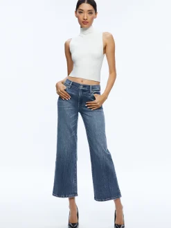 Alice and Olivia ROXIE KICK FLARE JEAN BROOKLYN BLUE*FEATURED SHOPS | FEATURED SHOPS | CLOTHING | CLOTHING