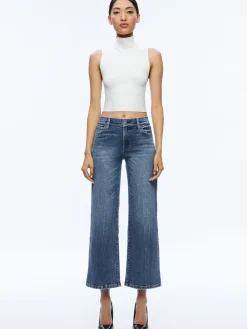 Alice and Olivia ROXIE KICK FLARE JEAN BROOKLYN BLUE*FEATURED SHOPS | FEATURED SHOPS | CLOTHING | CLOTHING