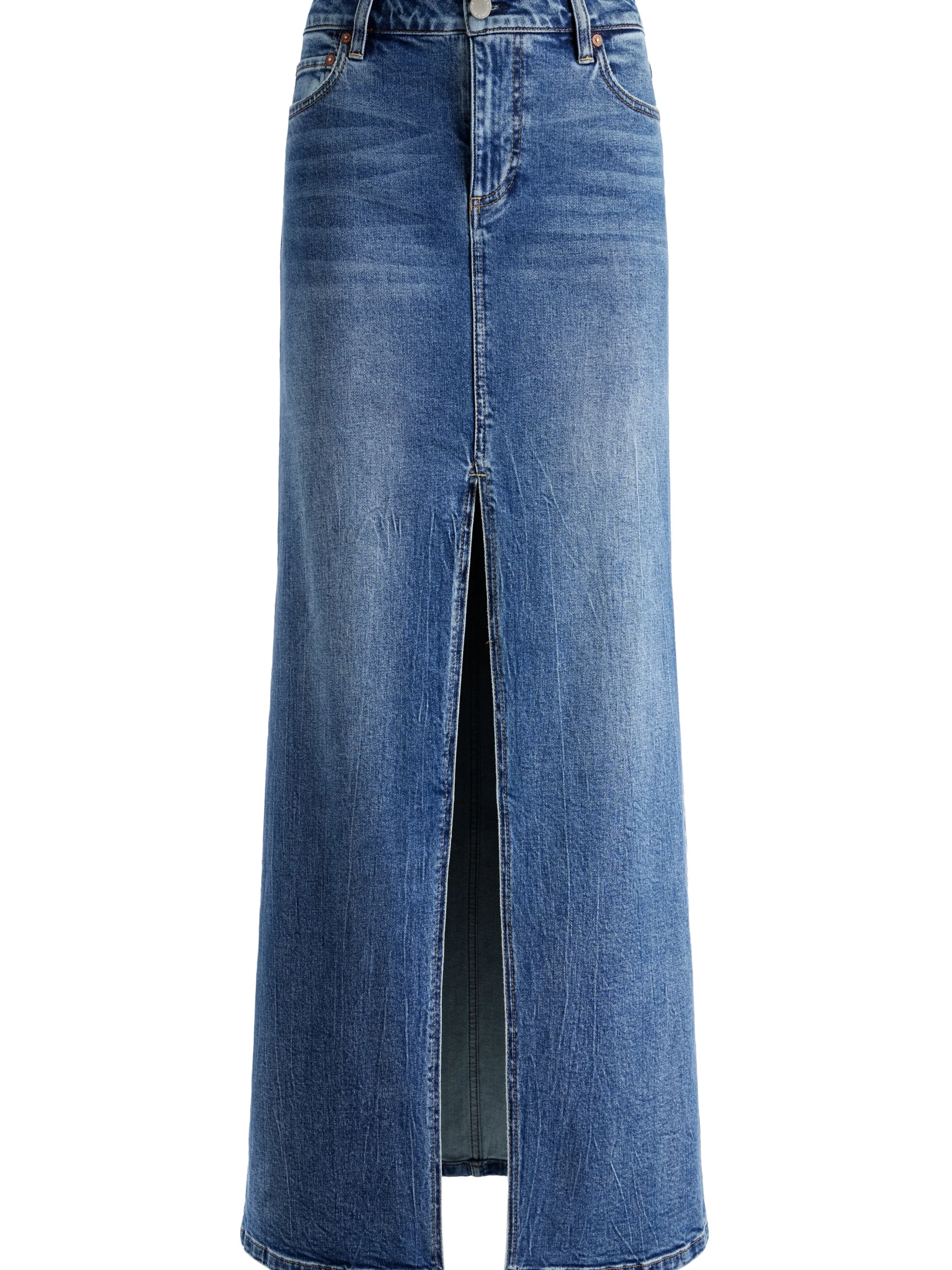 Alice and Olivia RYE DENIM MAXI SKIRT BROOKLYN BLUE*FEATURED SHOPS | FEATURED SHOPS | CLOTHING