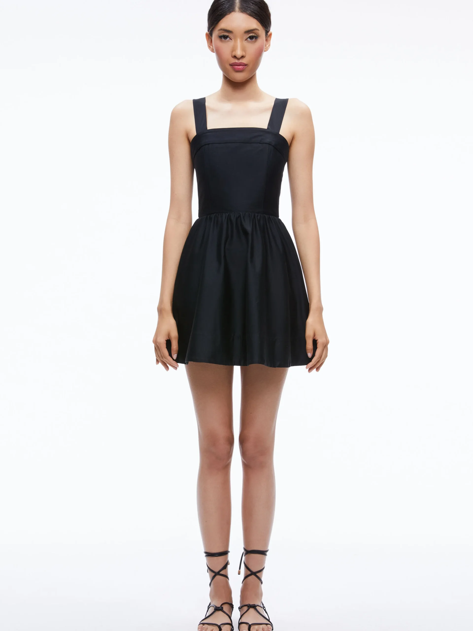 Alice and Olivia SAIGE TIE BACK MINI DRESS *DRESSES | CLOTHING