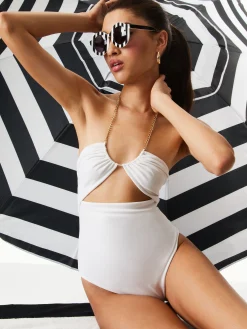 Alice and Olivia SARIYA CUTOUT BODYSUIT *CLOTHING