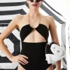 Alice and Olivia SARIYA CUTOUT BODYSUIT *CLOTHING