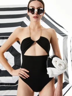 Alice and Olivia SARIYA CUTOUT BODYSUIT *CLOTHING