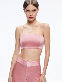 Alice and Olivia SASHA THIN STRAP CROP TOP *CLOTHING