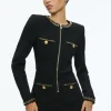 Alice and Olivia SHILOH GOLD ZIPPER ROMPER BLACK*FEATURED SHOPS | FEATURED SHOPS | FEATURED SHOPS | CLOTHING