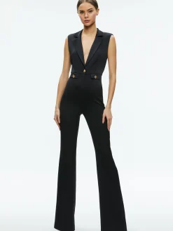 Alice and Olivia SHOSHANNA SLEEVELESS TUXEDO JUMPSUIT BLACK*FEATURED SHOPS | FEATURED SHOPS | CLOTHING