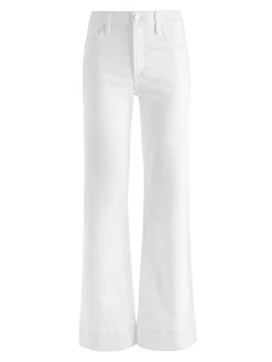 Alice and Olivia SOFIA HIGH RISE BOYFRIEND JEAN WHITE*FEATURED SHOPS | CLOTHING | CLOTHING