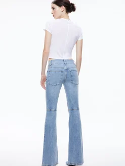Alice and Olivia STACEY LOW RISE BELL BOTTOM JEAN *FEATURED SHOPS | CLOTHING | CLOTHING