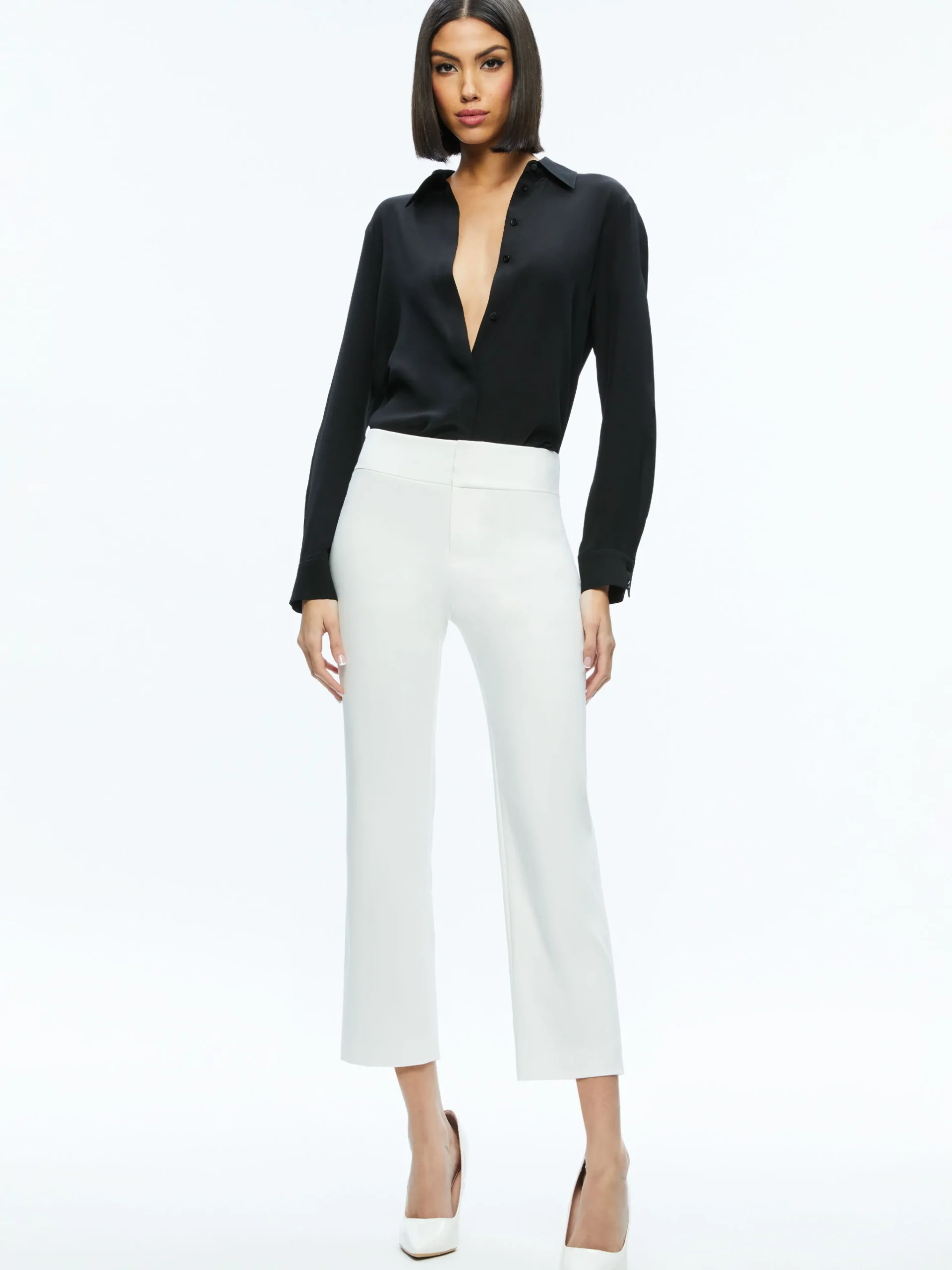 Alice and Olivia STACEY LOW RISE KICK FLARE PANT *FEATURED SHOPS | FEATURED SHOPS | CLOTHING