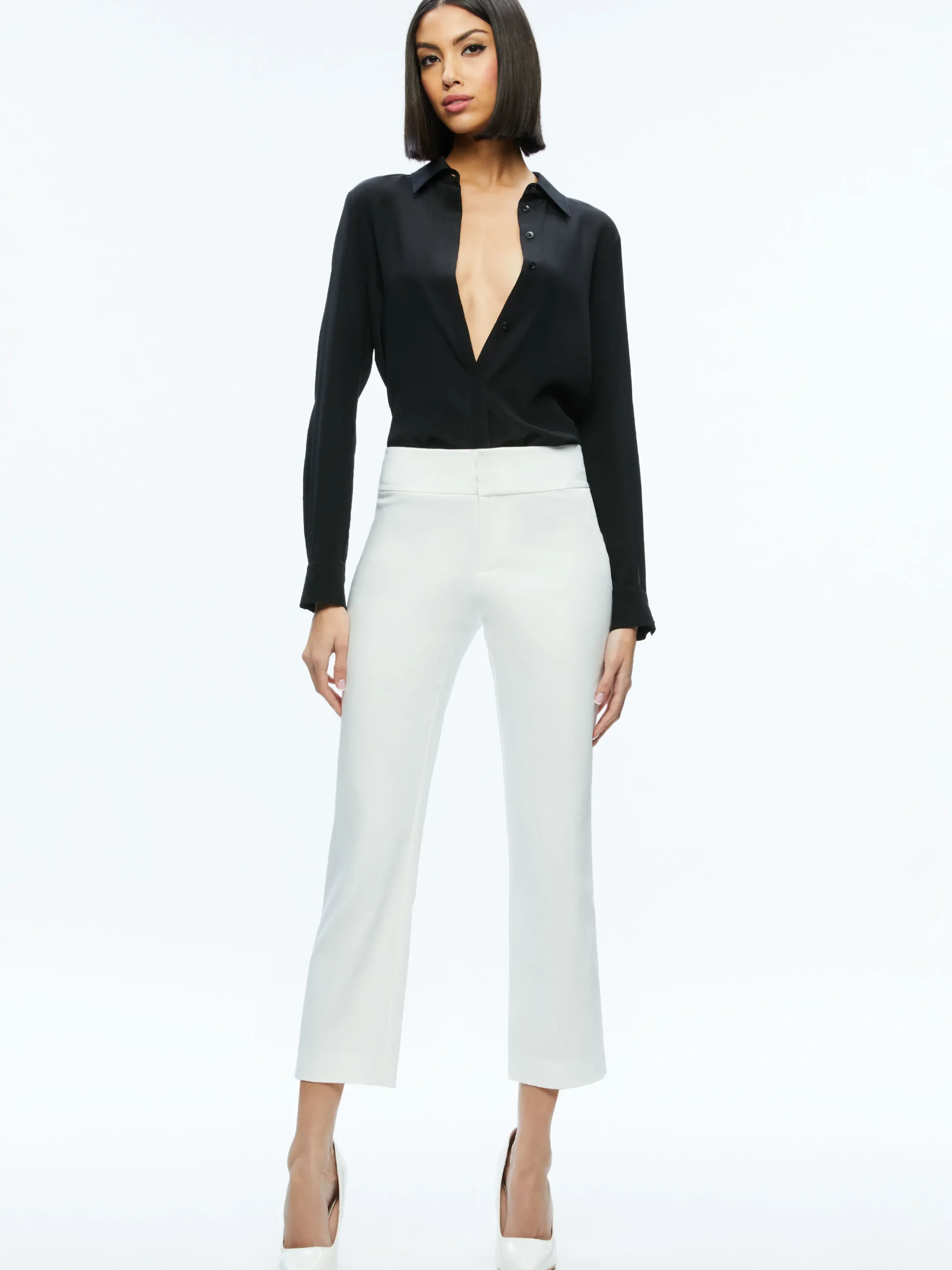 Alice and Olivia STACEY LOW RISE KICK FLARE PANT *FEATURED SHOPS | FEATURED SHOPS | CLOTHING