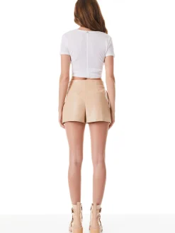Alice and Olivia STEFFIE VEGAN LEATHER SHORT *FEATURED SHOPS | FEATURED SHOPS | CLOTHING