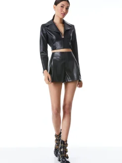 Alice and Olivia STEFFIE VEGAN LEATHER SHORT *FEATURED SHOPS | FEATURED SHOPS | CLOTHING