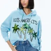 Alice and Olivia SUNNY BOXY CROPPED HOODIE ICE*CLOTHING | CLOTHING
