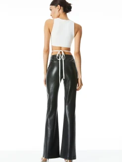 Alice and Olivia TEENY VEGAN LEATHER FLARE PANT *FEATURED SHOPS | FEATURED SHOPS | CLOTHING